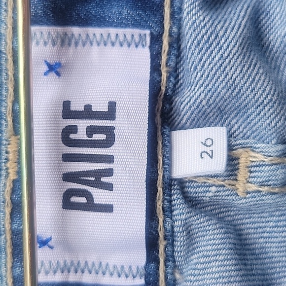 PAIGE Size 26 Jimmy Jimmy Skinny Distressed Jeans - Picture 7 of 9